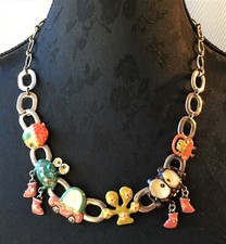 Taratata - Collier Les Martiens - Necklace signed - Martians charms - Collector