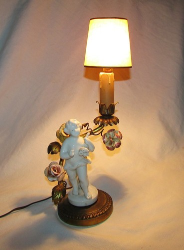 Lampe ancienne porcelaine - lampe,