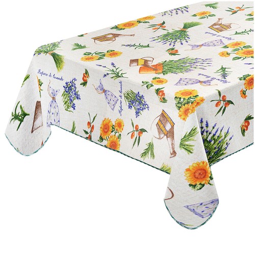 Nappe cuisine lavande anti - nappe,