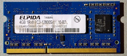 Barrette mémoire vive elpida - barrette,