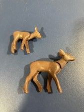 PLAYMOBIL LOT FORET AVEC FAON BICHE CHEVREUIL