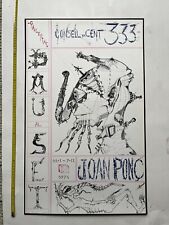 Joan Ponç 1974 exhibition