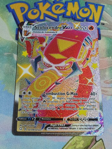 Carte pokemon scolocendre - scolocendre, vmax