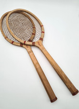 Raquettes de tennis en bois