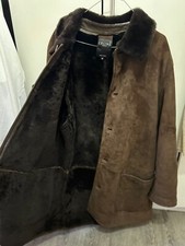 manteau cuir et fourrure homme