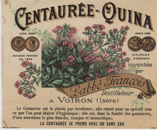 Centaurée quina labbé - "centaurÉe-quina,