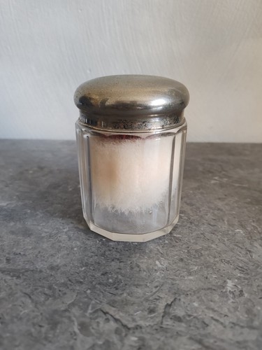 Poudrier ancien boite - poudrier, a