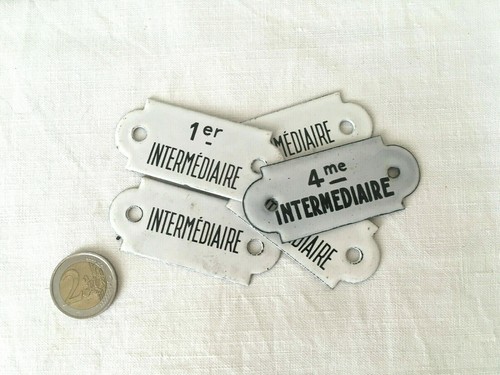 Petites plaques émaillées - 5,