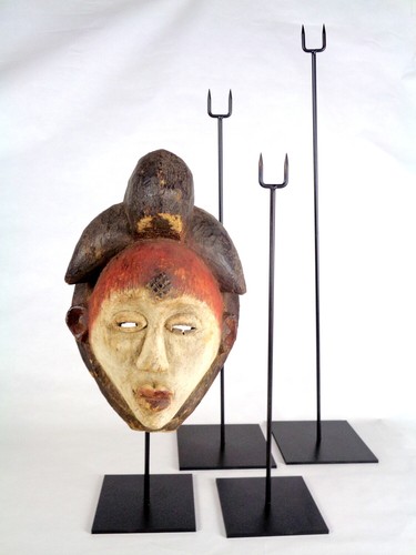 Socle tout metal pour masque - metal,
