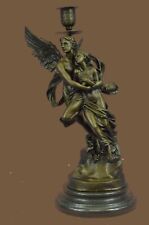 Sculpture En Bronze De Cupidon Eros Par Bouguereau Signée