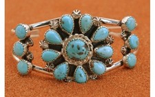 bracelet manchette argent