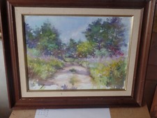 Tableau pastel claude - pastel, carvin