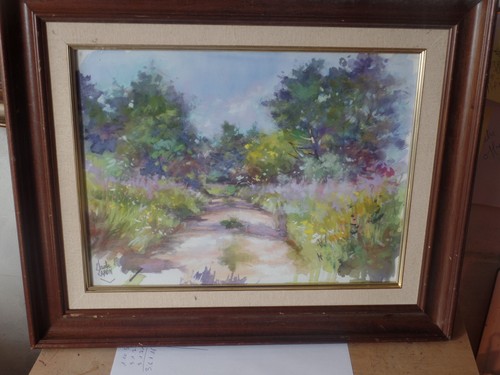 Tableau pastel claude carvin - pastel,