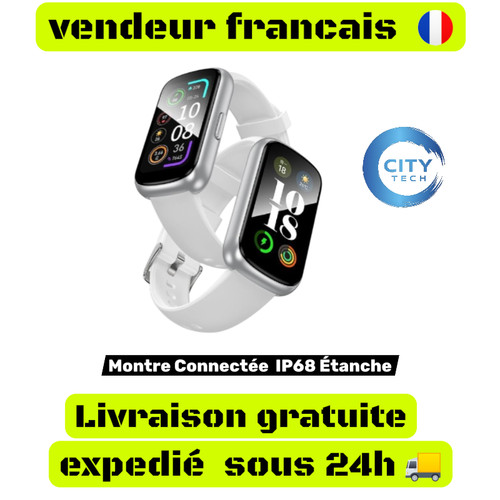 Montre connectée ip68 - montre,
