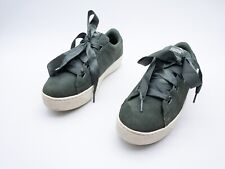 PUMA Vikky Platform Ribbon Femme Baskets Vert Taille 40 EU Art 27536-70