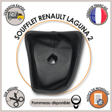 SOUFFLET LEVIER DE VITESSE RENAULT LAGUNA 2 - EN 10 COLORIS ET 6 DE SURPIQURES
