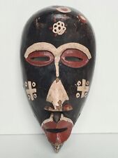 Ancien petit masque Africain en bois peint patiné A identifier Afrique Océanie ?