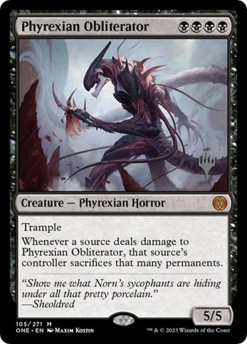 Mtg english phyrexian - english,