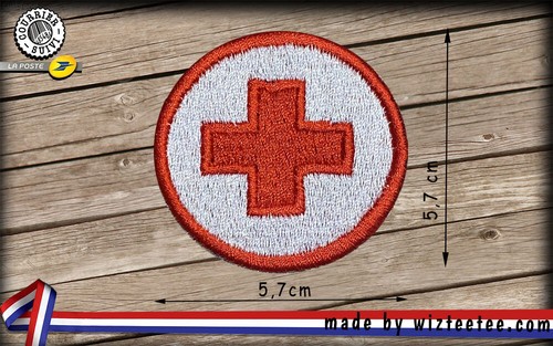 Patch croix rouge écussons - patch,