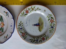 Assiette ancienne décorées