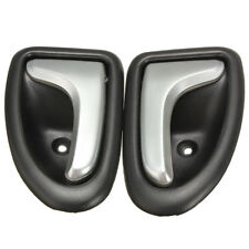 2 POIGNEES PORTE PASSAGER + CONDUCTEUR GRISE RENAULT CLIO MEGANE SCENIC 