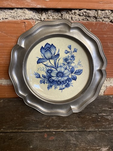 Assiette déco ancienne - assiette,