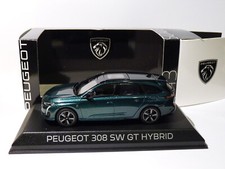RARE Peugeot 308 SW GT / break de 2021  Bleu Avatar au 1/43 de NOREV 473935