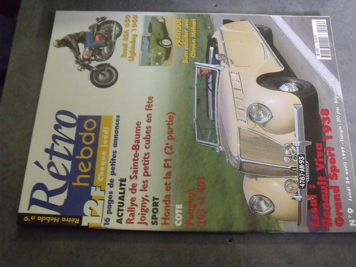 Revue retro hebdo 9 bsa - µ?, n°9