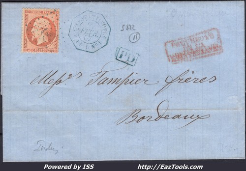 France sur lettre - sur,