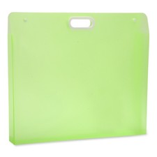 Portfolio d'art en PP étanche vert 44x35,5cm pour croquis, dessin, photo