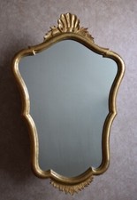 Grand miroir ancien en bois
