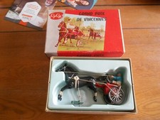 vintage Rare Ancien Jouet Gégé France Grand Prix De Vincennes Course Attelé 1950