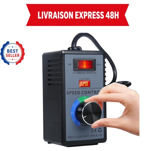 Variateur vitesse 220v - de, 10a
