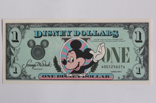 Billet disney dollars mickey - 1,
