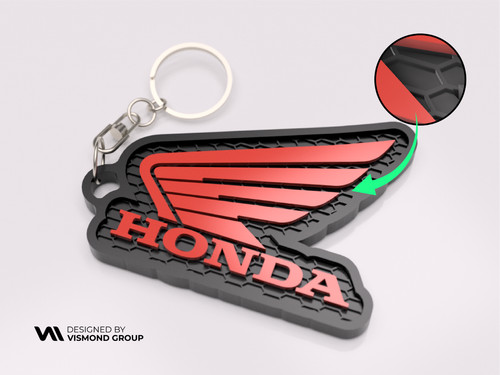 Porte clé honda - clé,
