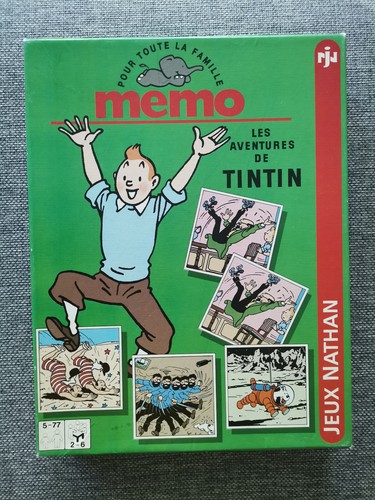 Jeu memo tintin - memo, nathan