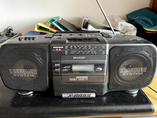 Boombox double cassette vintage SHARP WQT 370