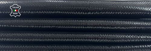 Noir brillant serpent imprimé - brillant,