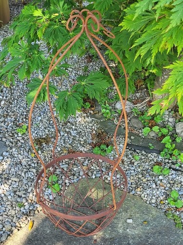 Panier suspendu rouille - panier,