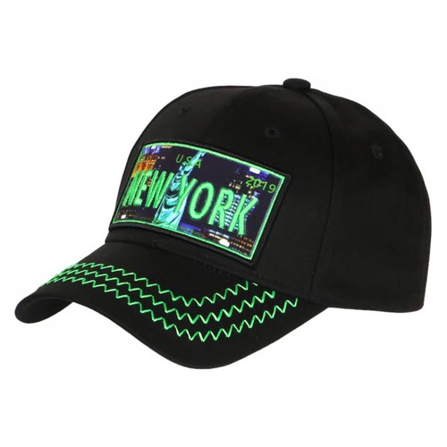Casquette verte noire - ny, et