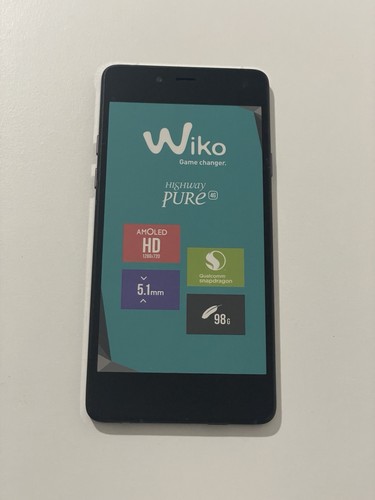 Wiko highway pure noir - pure, 4g