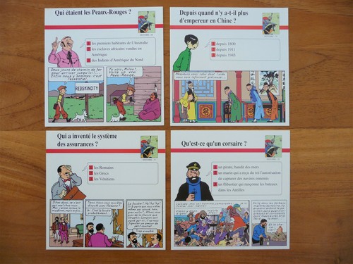 Fiches tintin série - fiches,