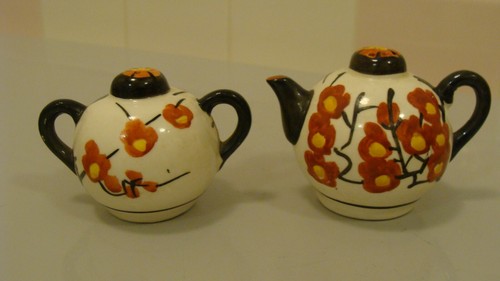 Vintage ceramic teapot sugar - vintage, &