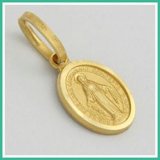 Pendentif medaille jaune - medaille,