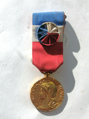 08200 médaille travail - médaille,