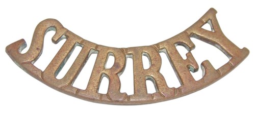 Shoulder title surrey ww1 - shoulder,