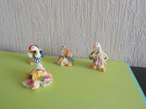 Figurines miniature oies - figurines,