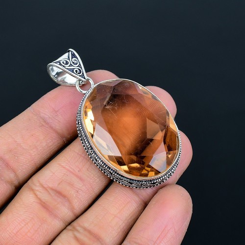 Pendentif vintage argent - en,