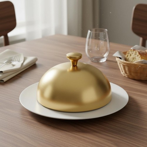Cloche steak acier - cloche,