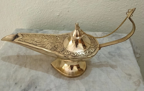 Lampe aladdin chirag - lampe, laiton